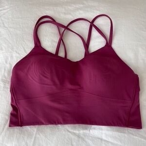 lululemon Energy Longline Bra - Pink